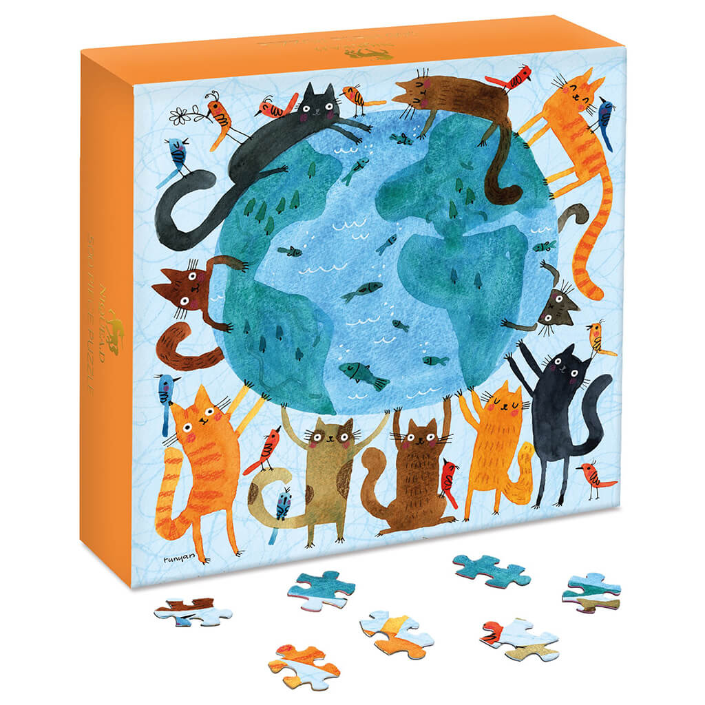 Curious Cats 500 Piece Puzzle