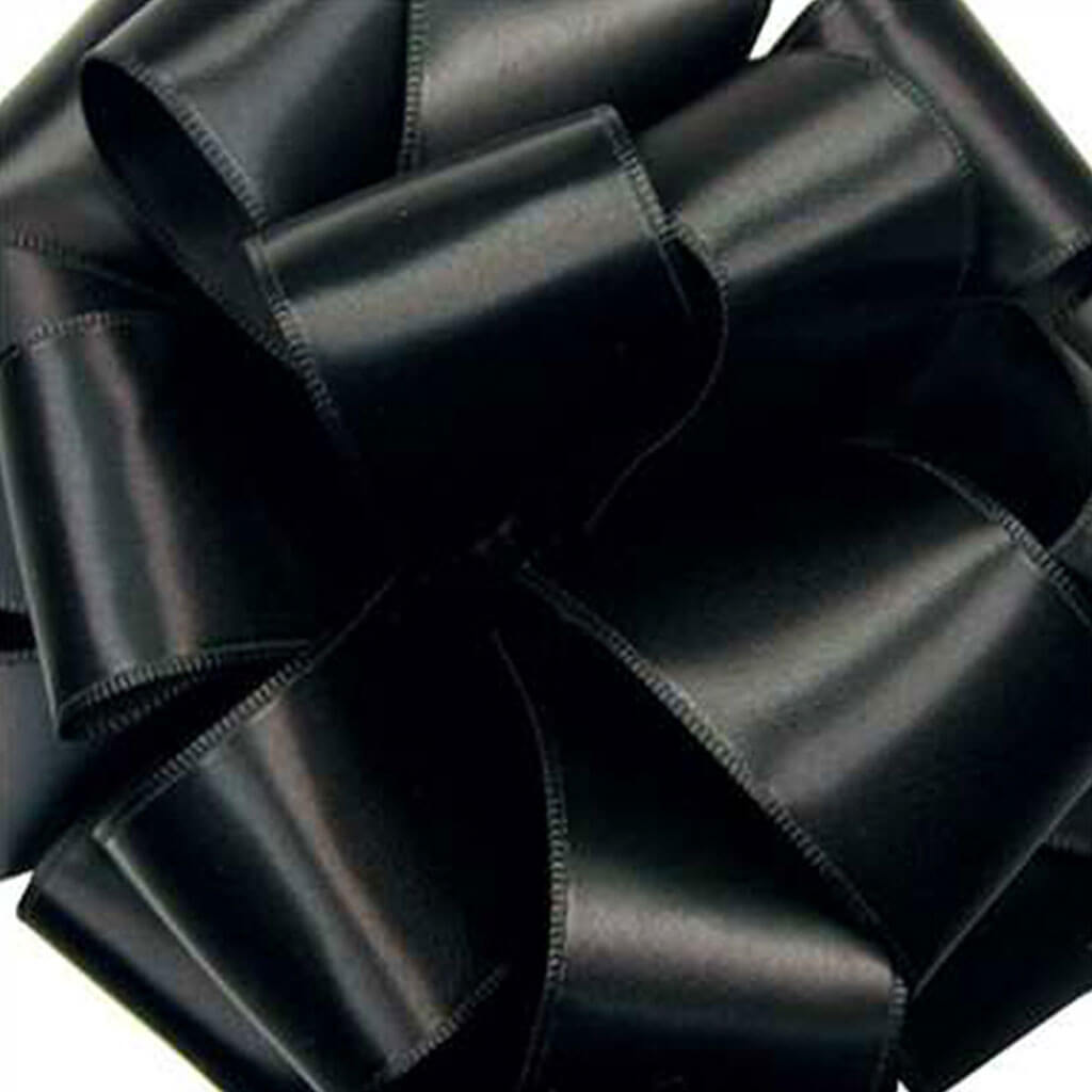 Contessa, Wired Edge Black #9, 1.5in, Sold Per Yard