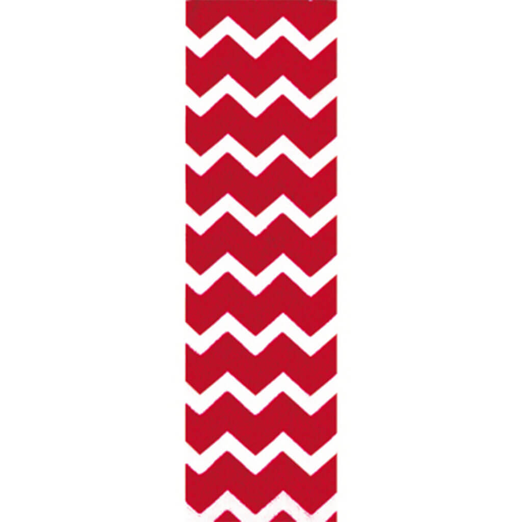 Persuezion Chevron Red #100, 4 in, Sold Per Yard