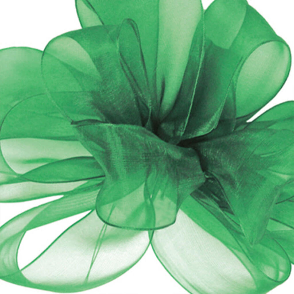 Simply Sheer Asiana Emerald #3, 5/8 in , Sold Per Yard