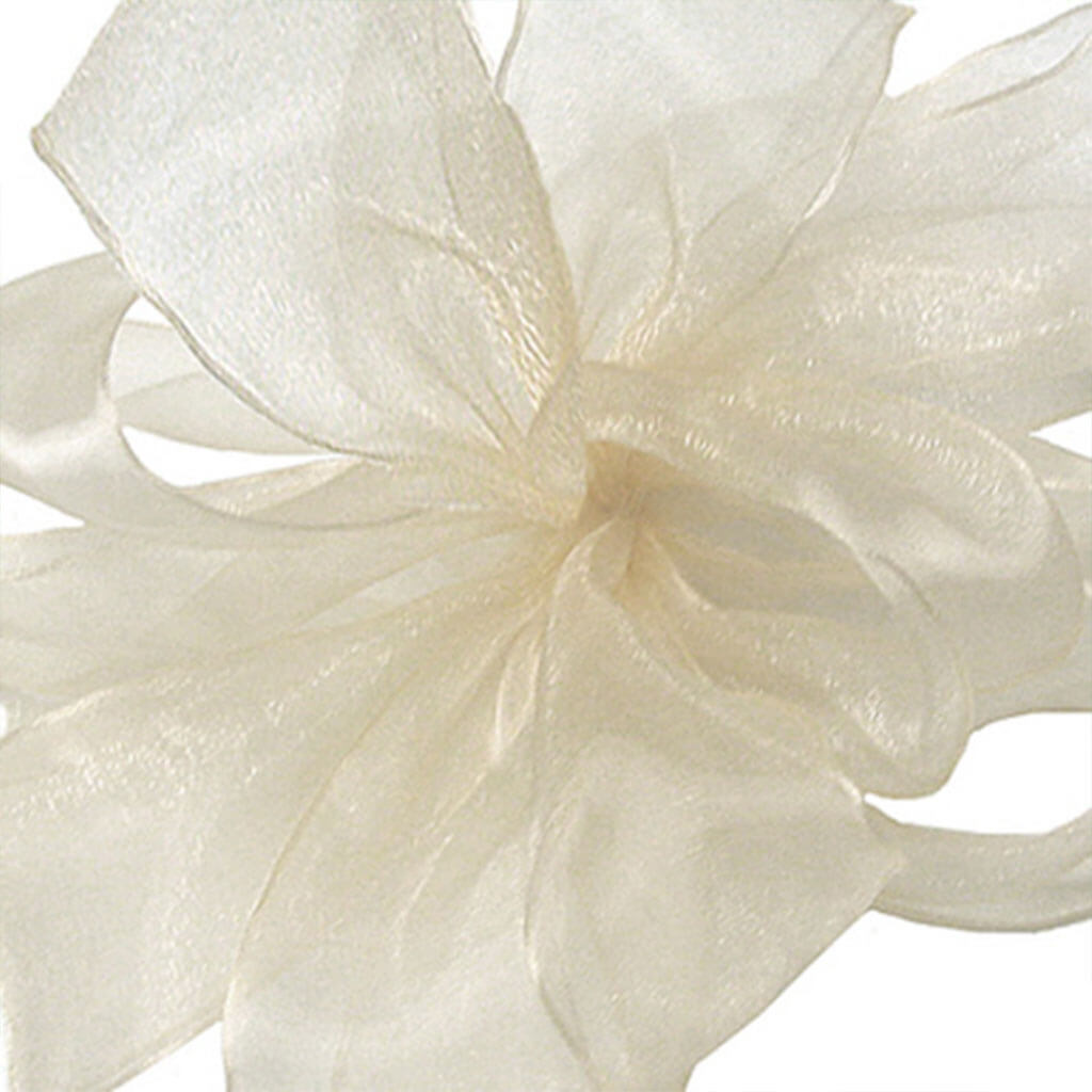 Simply Sheer Asiana Cream #3, 5/8 in , Sold Per Yard