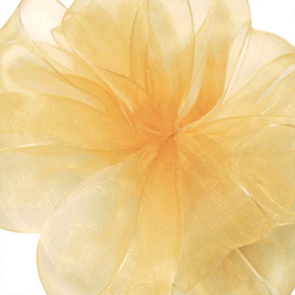 Simply Sheer Asiana Gold #5, 7/8 in , Sold Per Yard