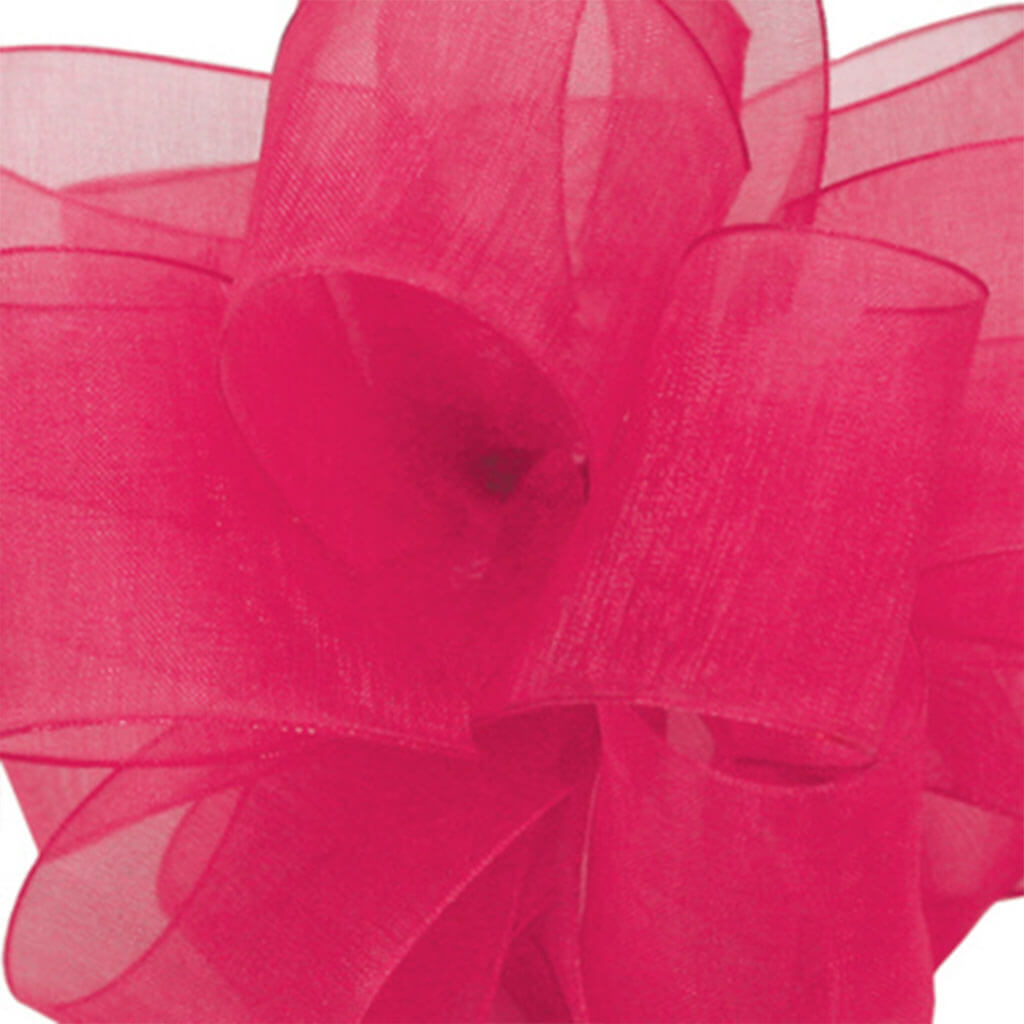 Simply Sheer Asiana Red Coral #9, 1.5in , Sold Per Yard