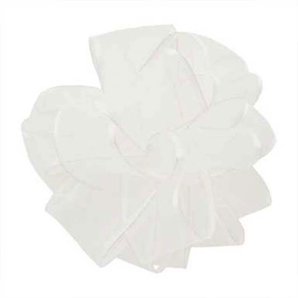 Charisse, Wired Edge White #3, 5/8in