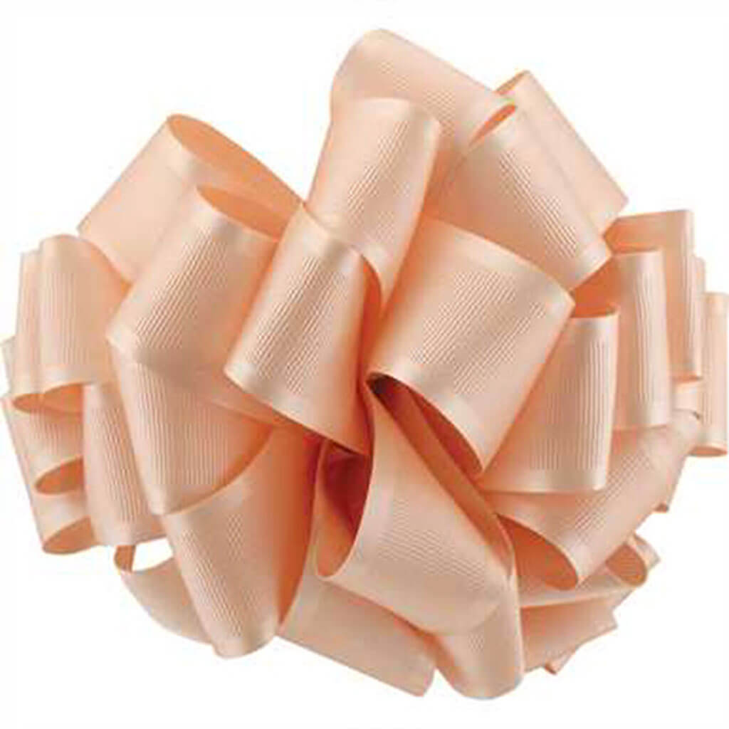 Satin Grosgrain Pale Peach #3, 5/8in