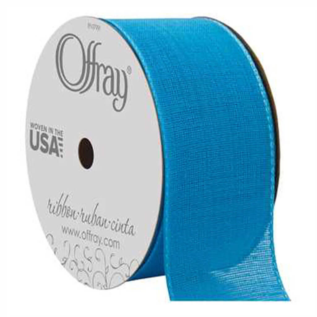 Offray Ribbon Teagan Turquiose 3.5/8in