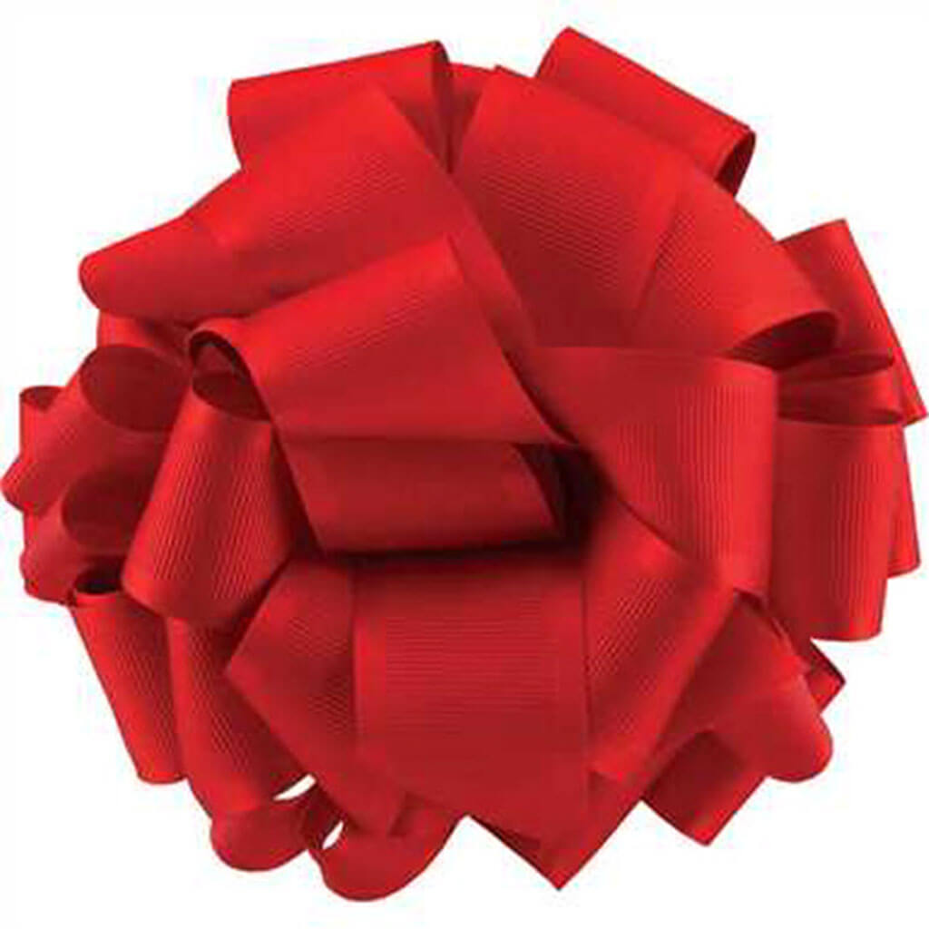 Satin Grosgrain Red #3, 5/8in