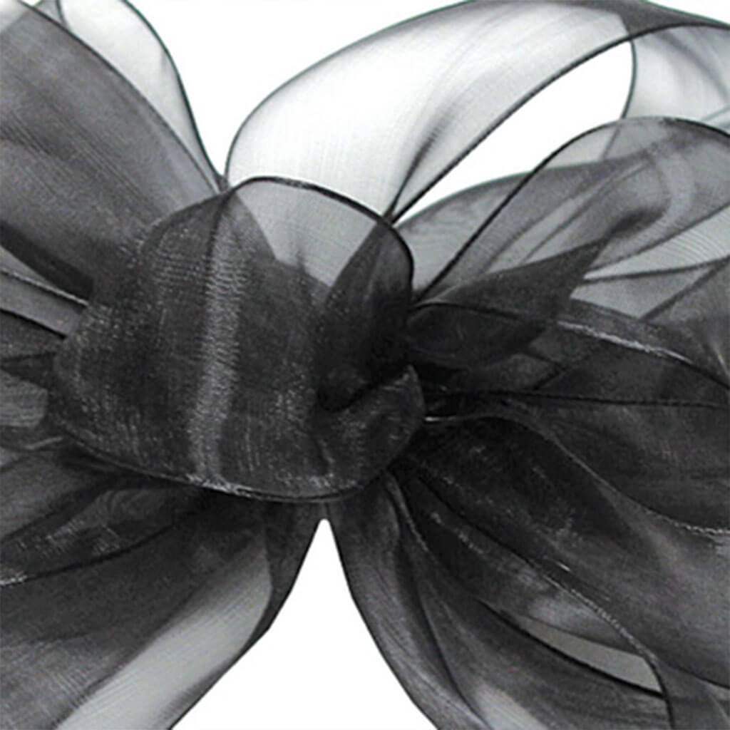 Simply Sheer Asiana Black #3, 5/8 in , Sold Per Yard