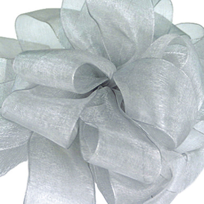 Simply Sheer Asiana Silver #9, 1.5in , Sold Per Yard