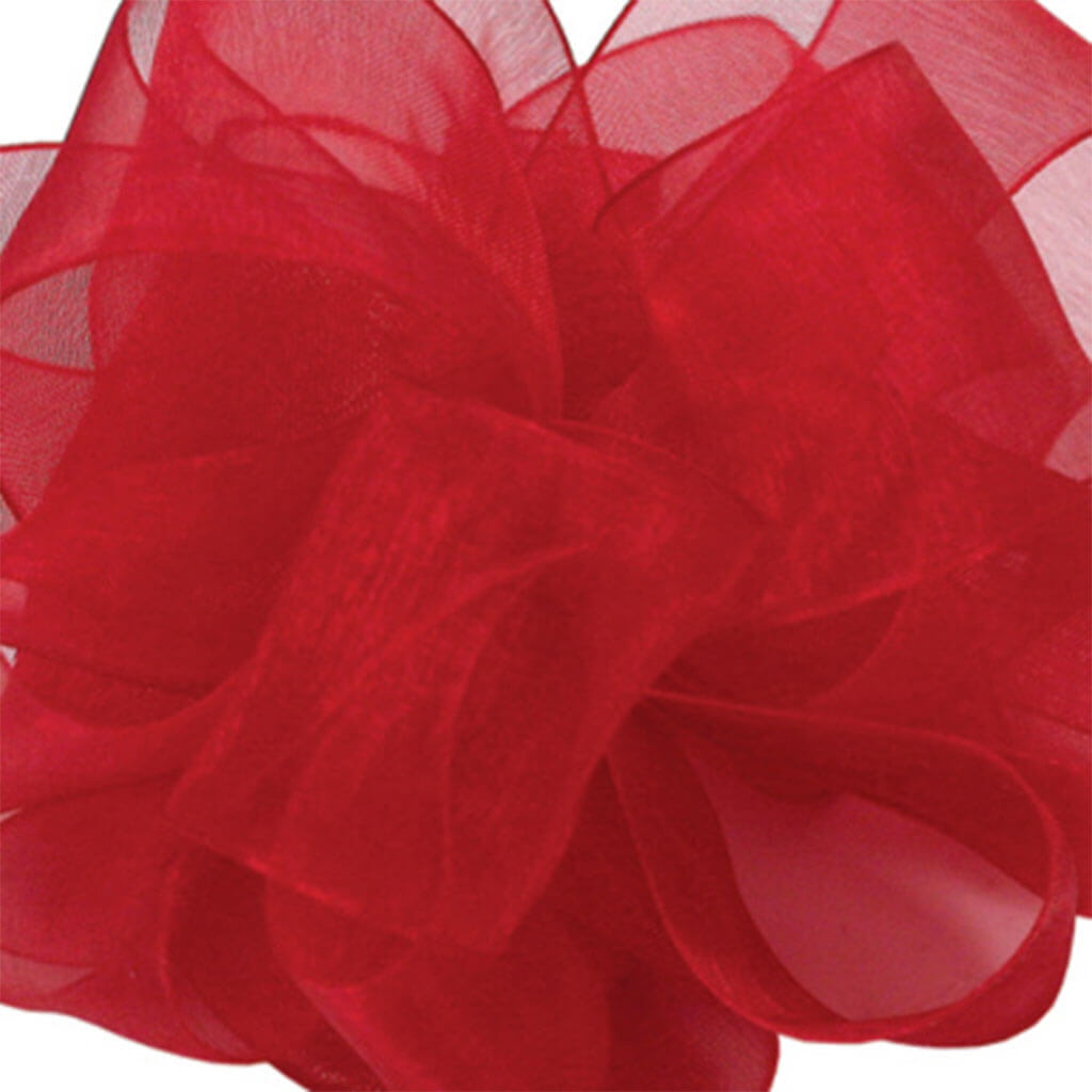 Simply Sheer Asiana Scarlet #9, 1.5in , Sold Per Yard