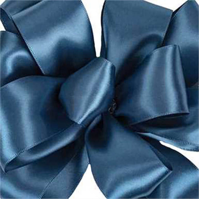 Double Face Satin Azurite #3, 5/8in