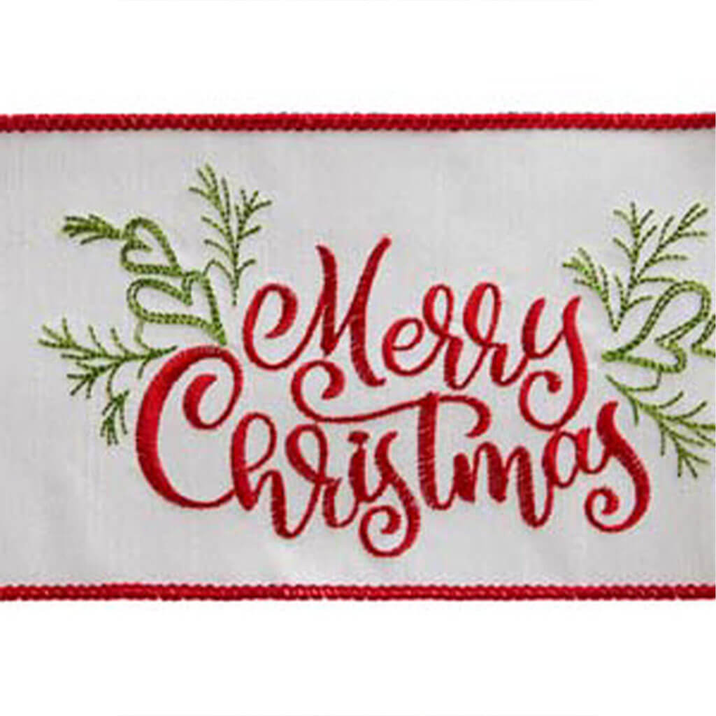 Herald, Wired Edge White #100, 4 in, Sold Per Yard