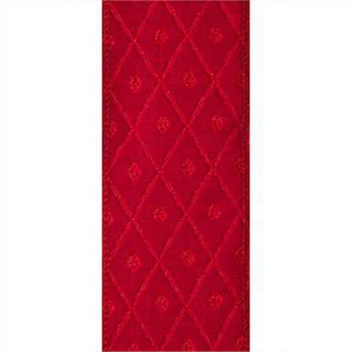 Germain, Wired Edge Red #100, 4 in, Sold Per Yard
