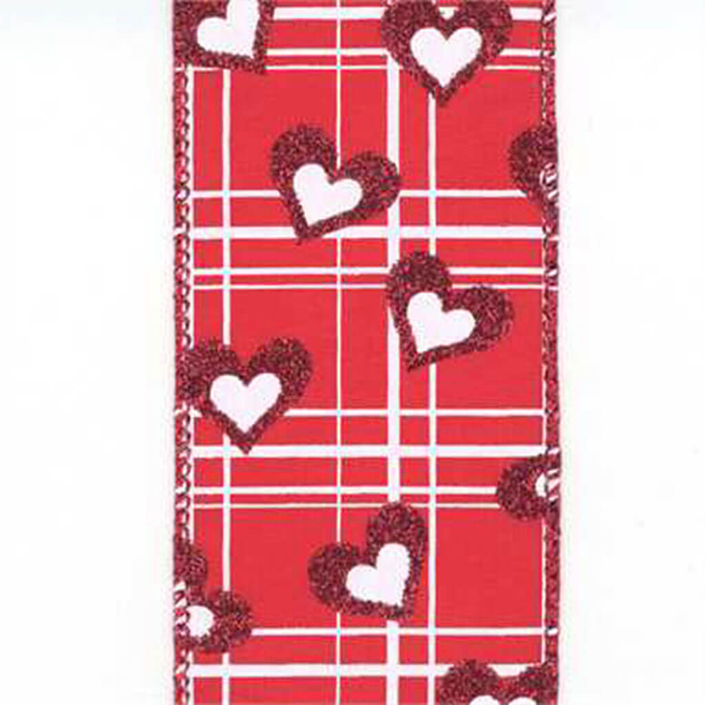 Custer, Wired Edge Red #40, 2.5in, Sold Per Yard