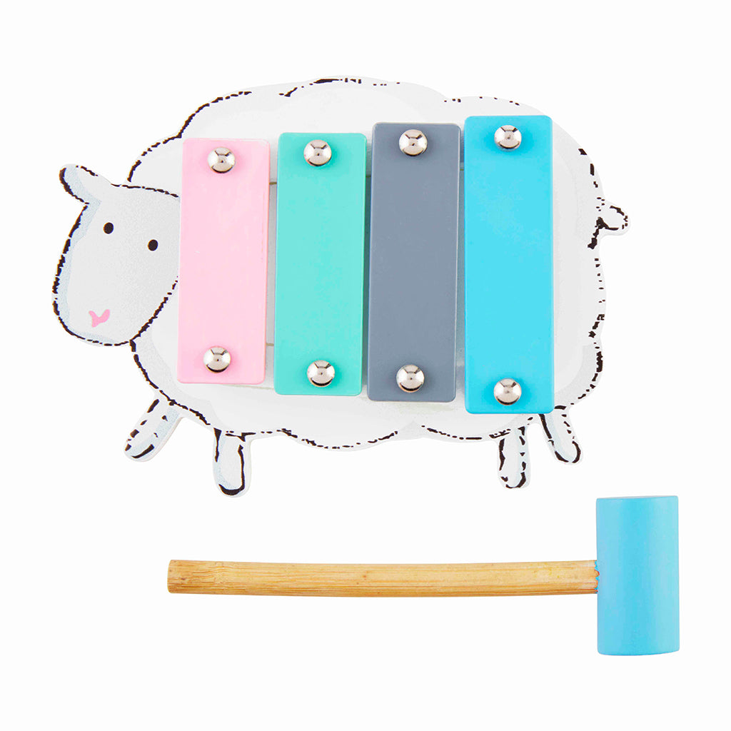 Sheep Farm Wood Xylophone Toy