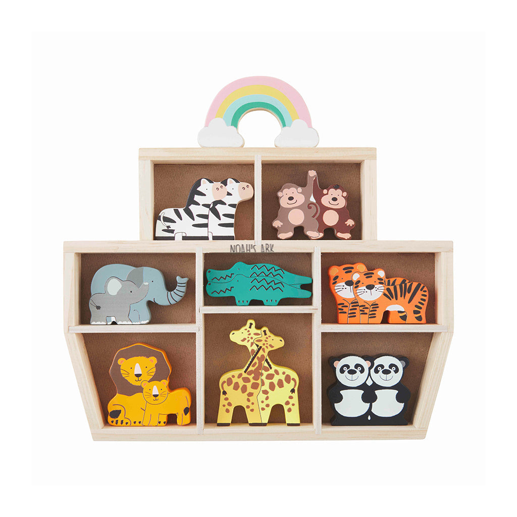 Noah&#39;s Ark Wooden Toy Set