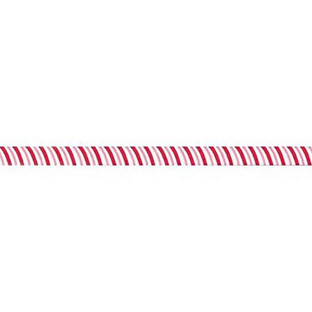 Peppermint Stripes Curling Ribbon 3/8in x 250yd