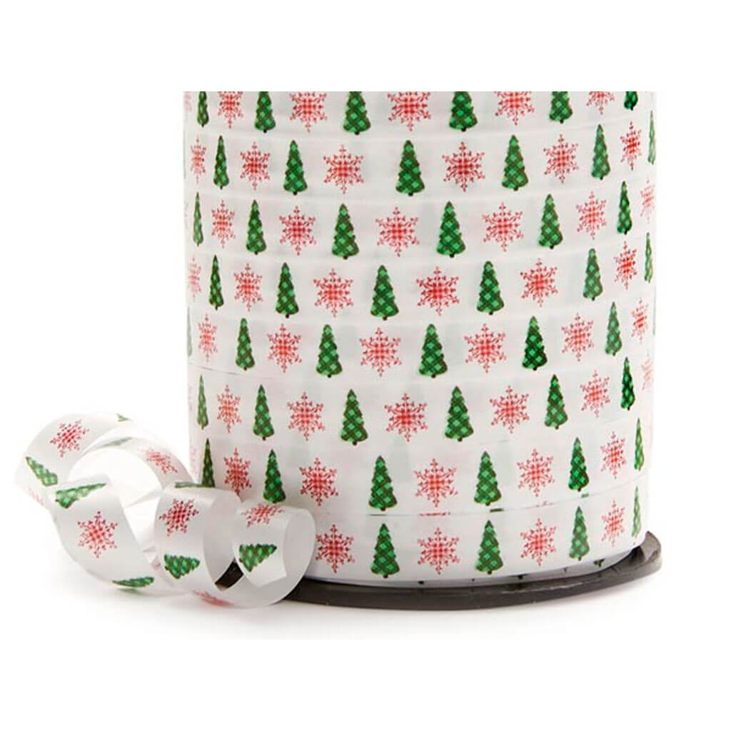 Wonderland Trees Curling Ribbon 3/8in x 250yd