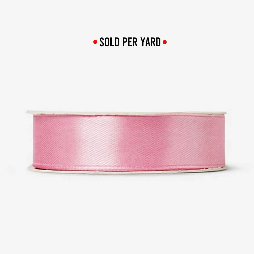 Flora Satin Ribbon #3 5/8 Pink