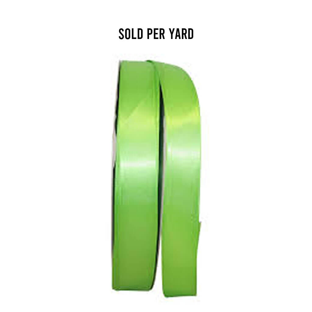 Flora Satin Ribbon #3 5/8 Citrus