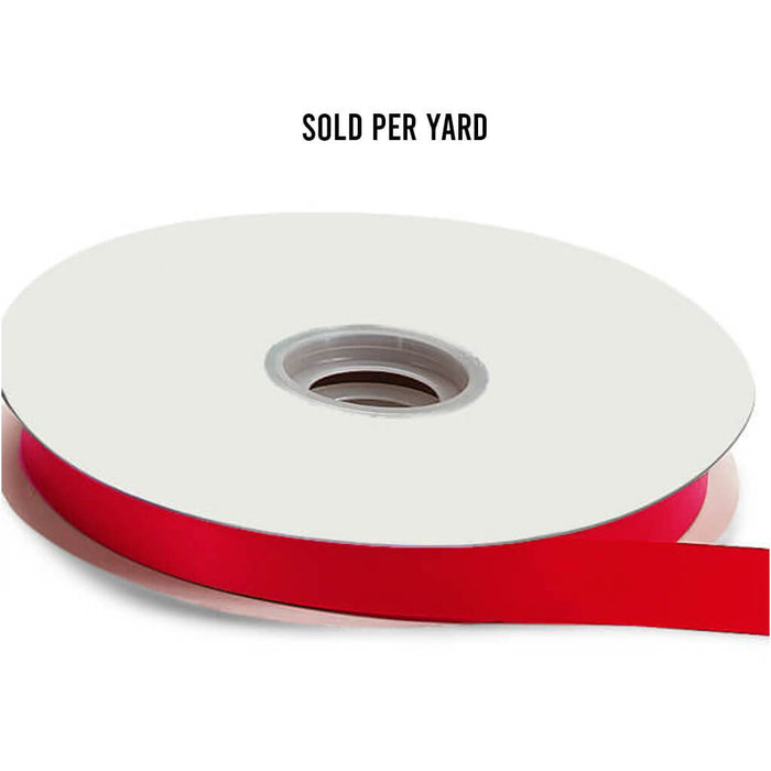 Flora Satin Ribbon #3 5/8 Hot Red