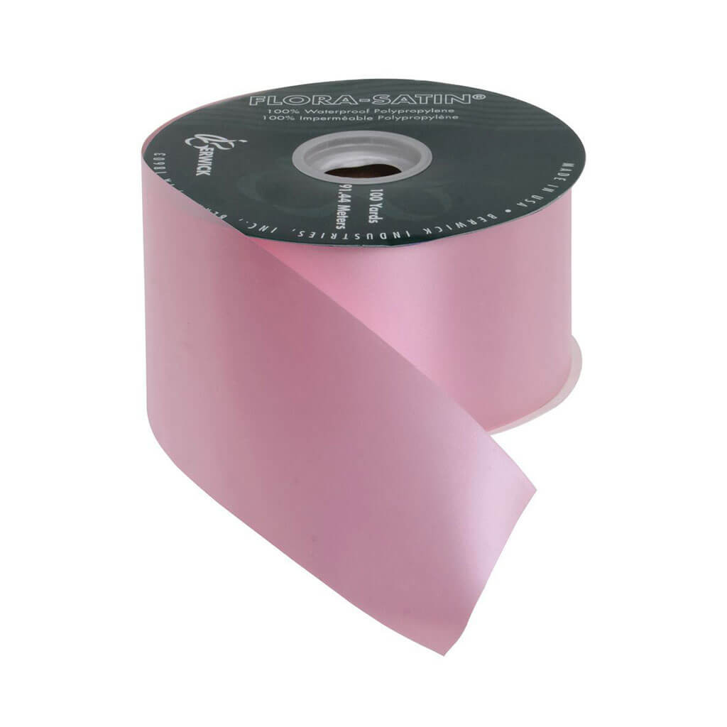 Flora Satin Ribbon #40 2-3/4in Pink