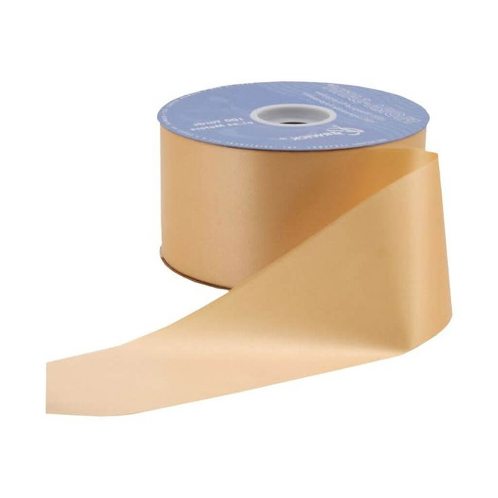 Flora Satin Ribbon #40 2-3/4in Gold