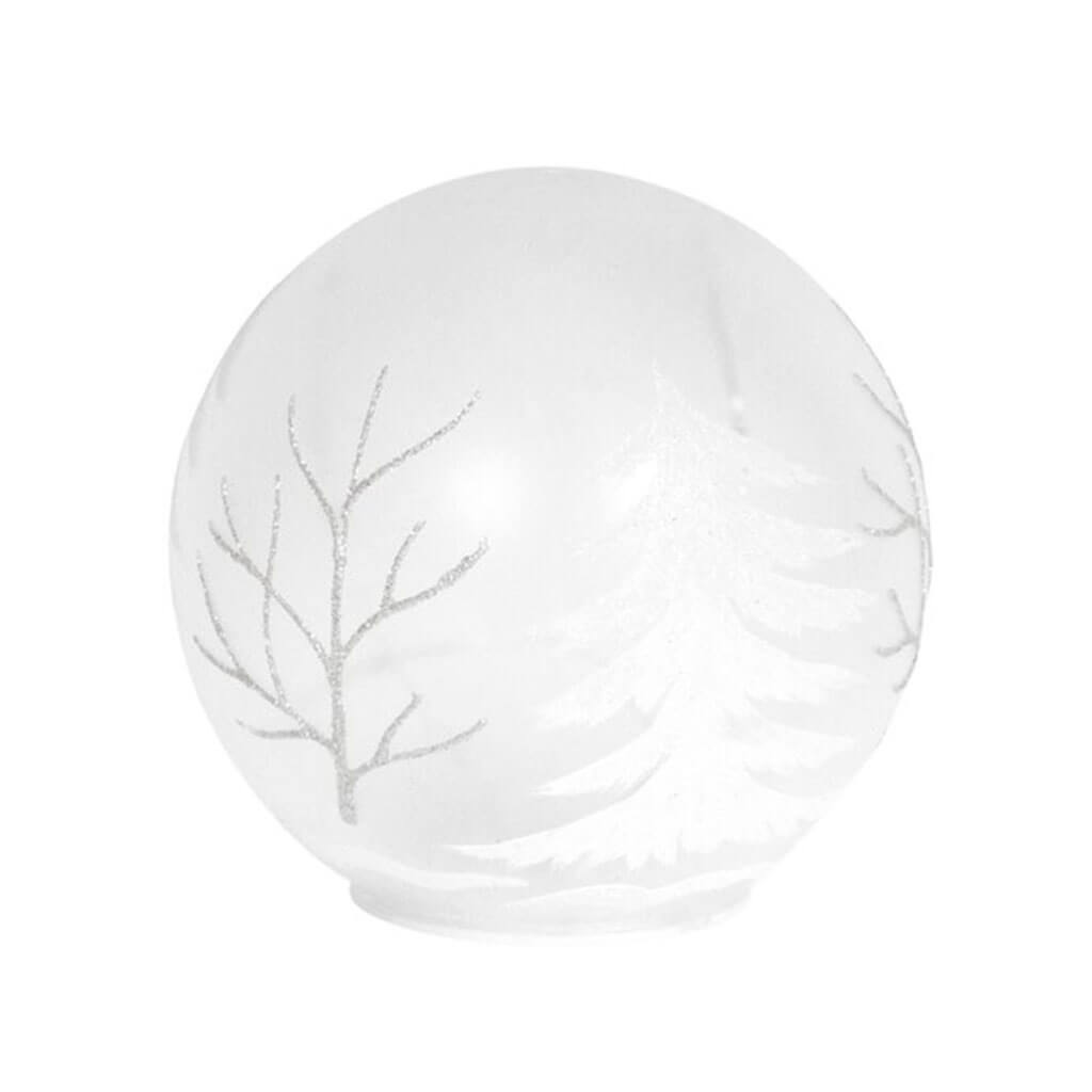 Frosted Forest LED Ball White