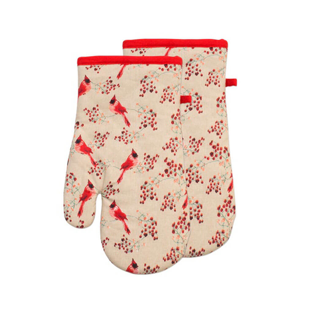 Cardinal Oven Mitt Set of 2, Red
