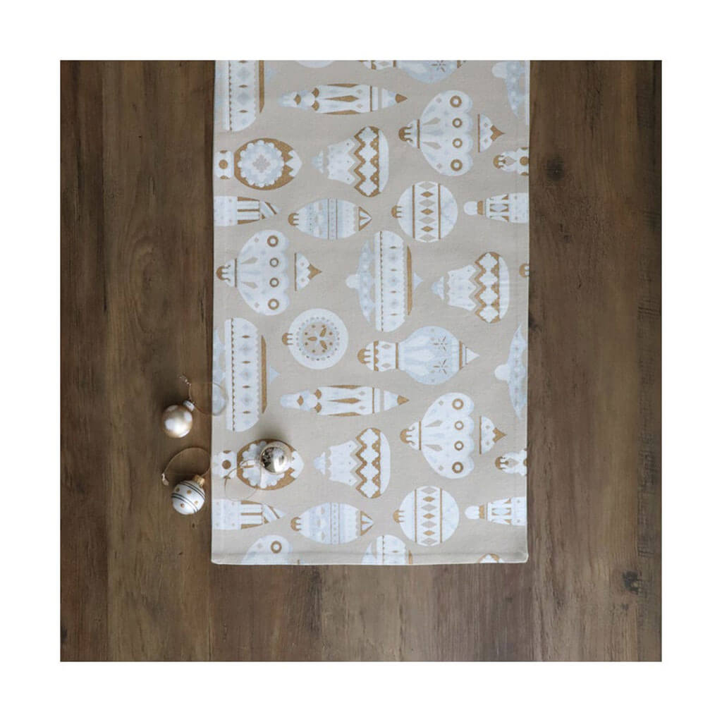 Ornament Table Runner Metallic