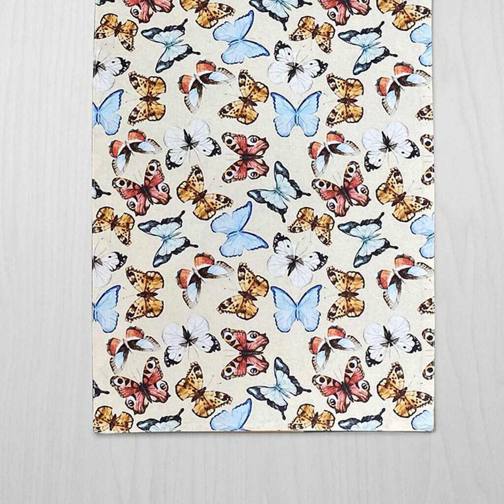 Butterfly Table Runner Multi