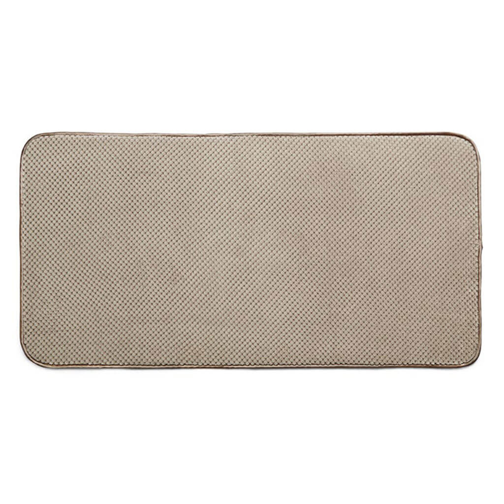 Luxe Plush Boot Shoe Drying Mat Taupe