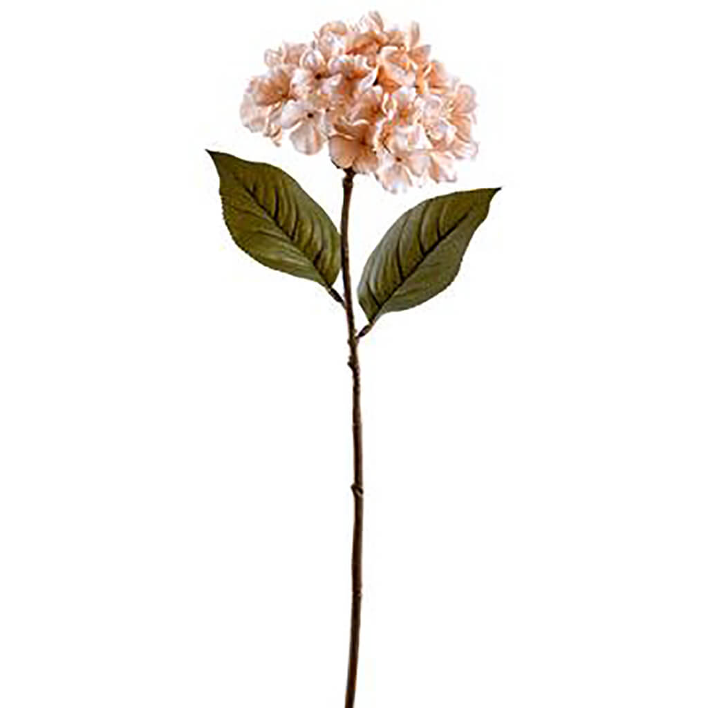 Hydrangea Spray 37in Beige Pink