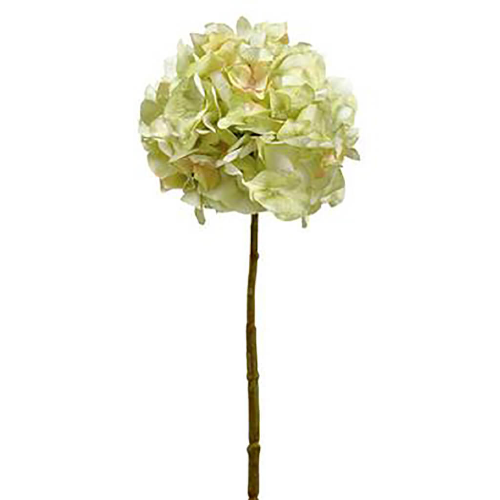 Hydrangea Spray Light Green, 21in