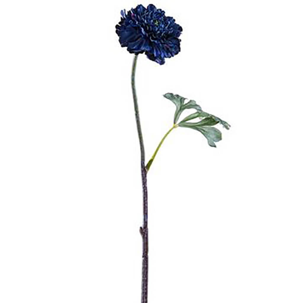 Ranunculus Spray Blue, 17.75in