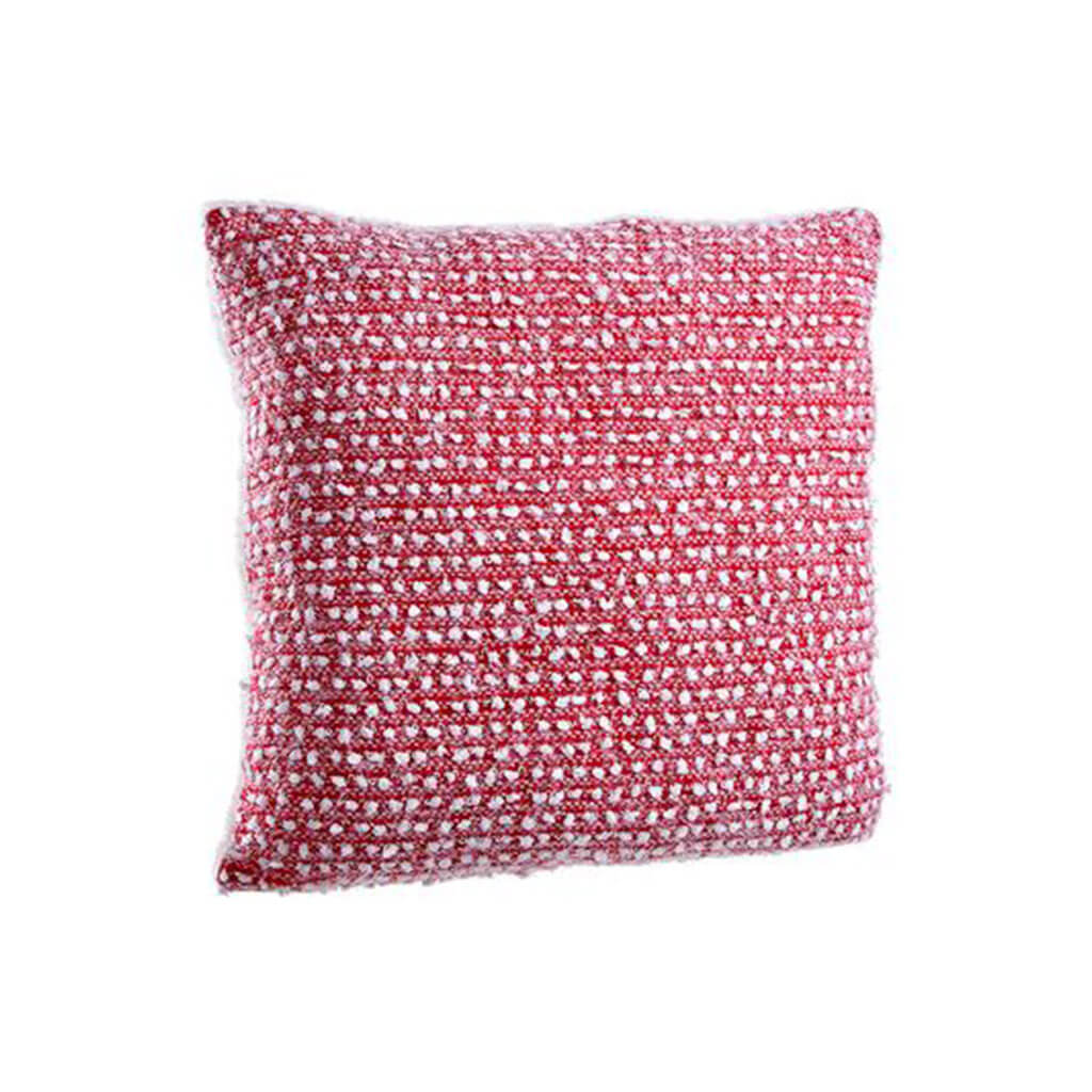 Pillow Red/White 16in W x 16in L