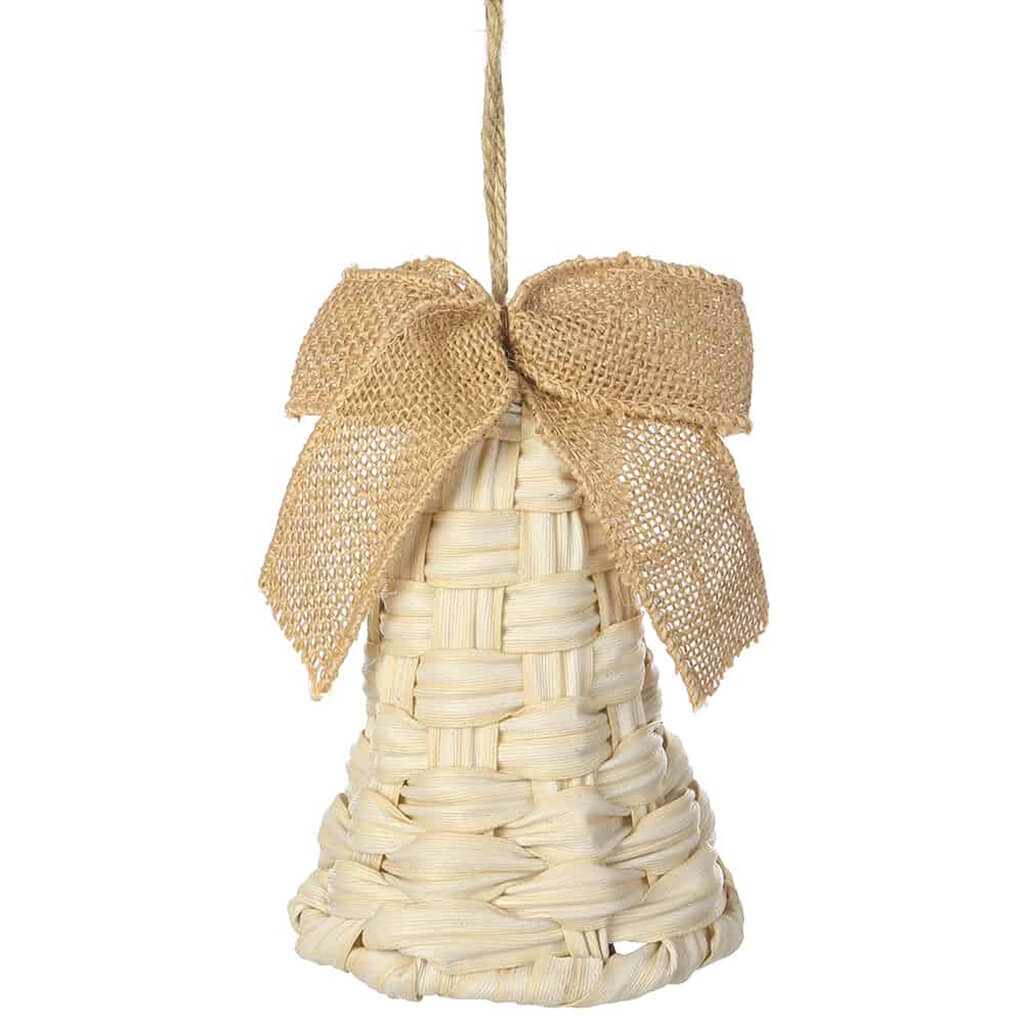 Bell Ornament Cream 5.75in