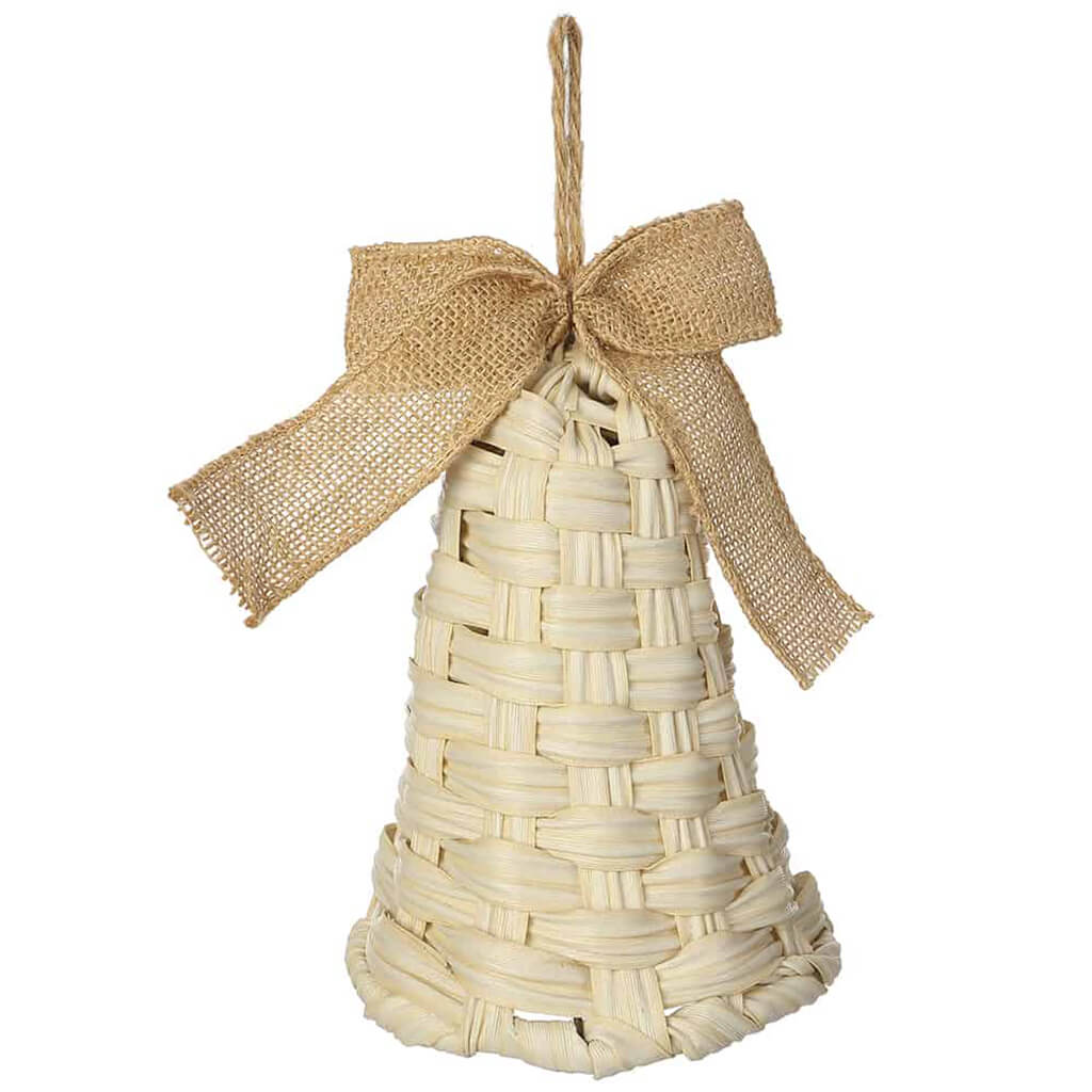 Bell Ornament Cream 7in