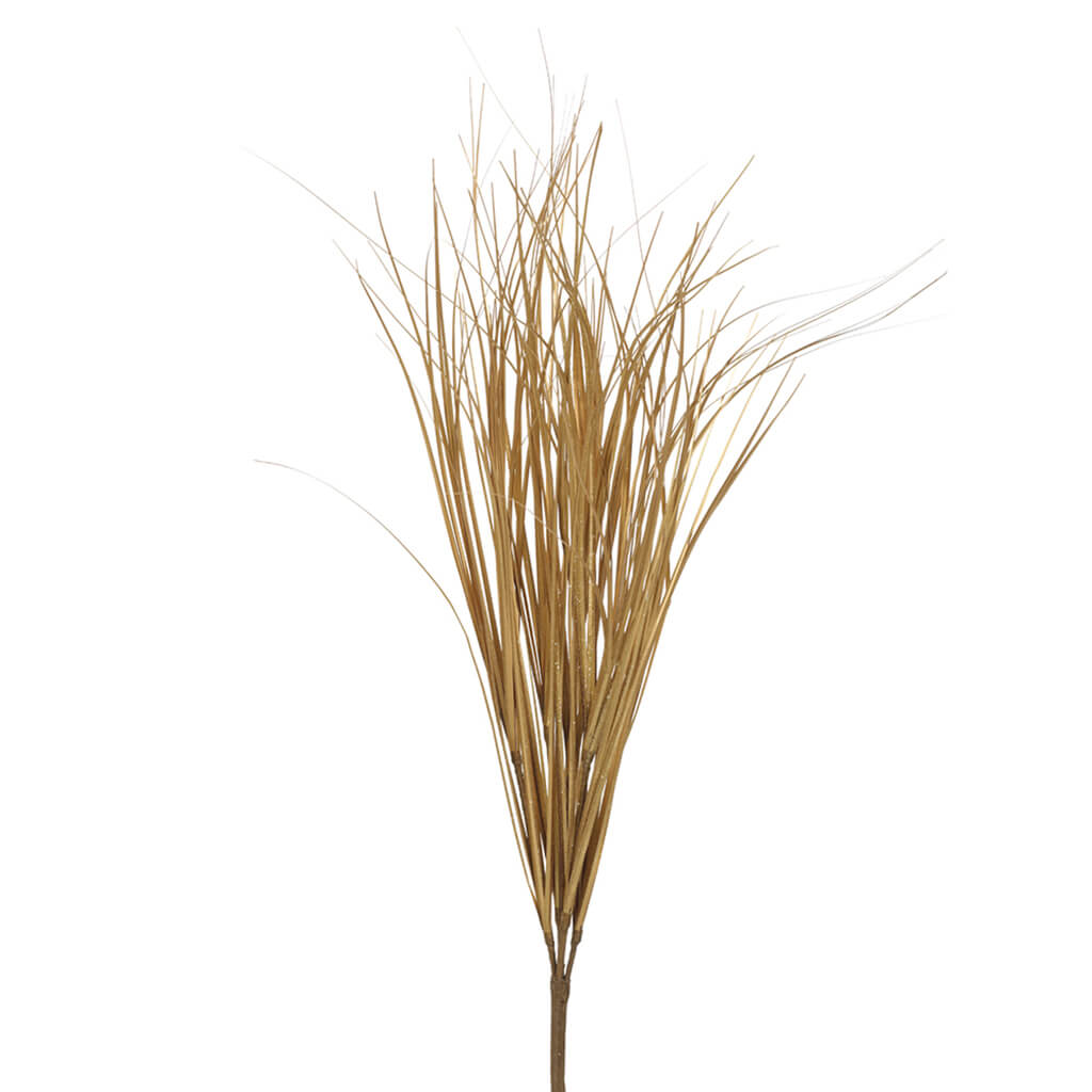 Glittered Grass Bush Gold, 32in