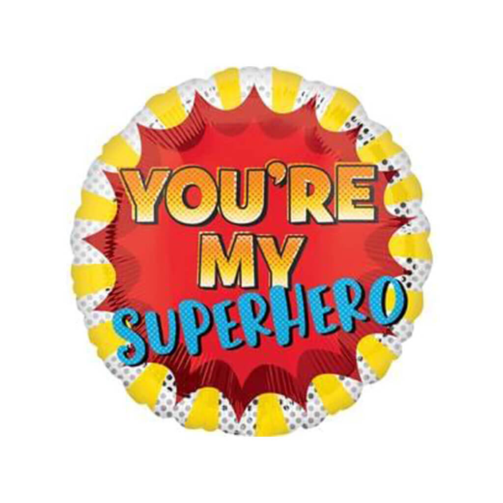 You&#39;re My Superhero Foil Balloon, 18in