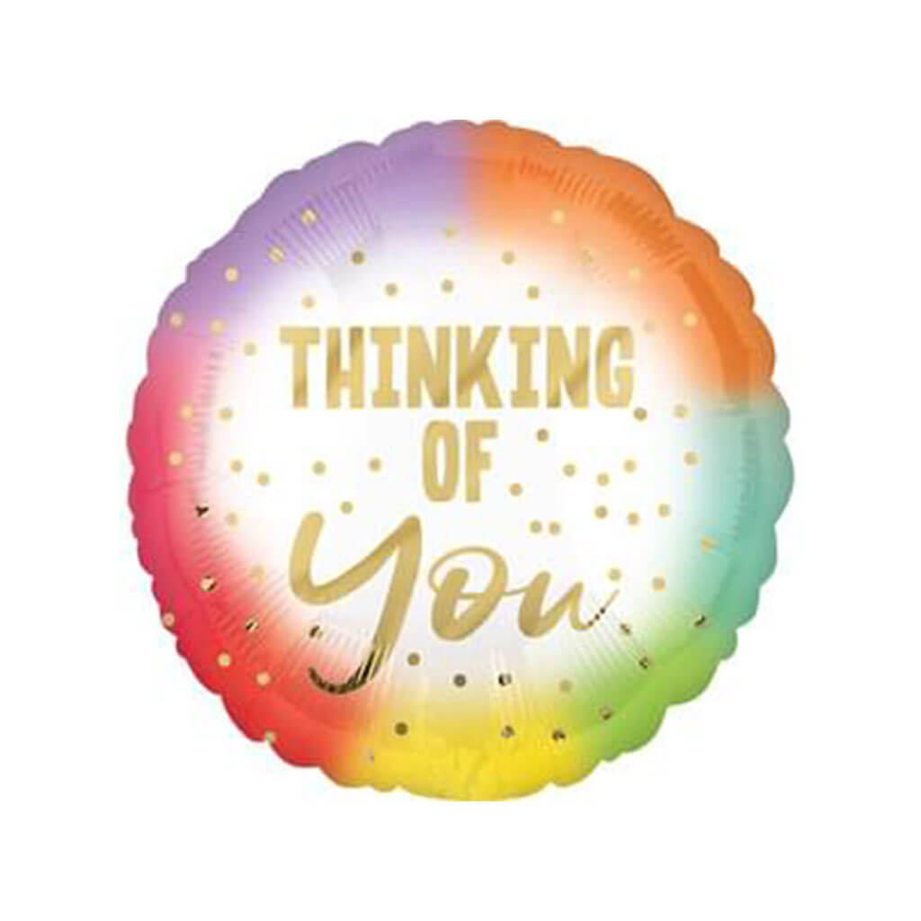 Thinking of You Ombre Foil Balloon, 18in