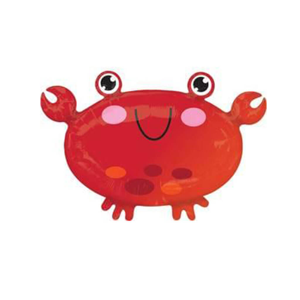 Crab Shape Foil Balloon, 22in