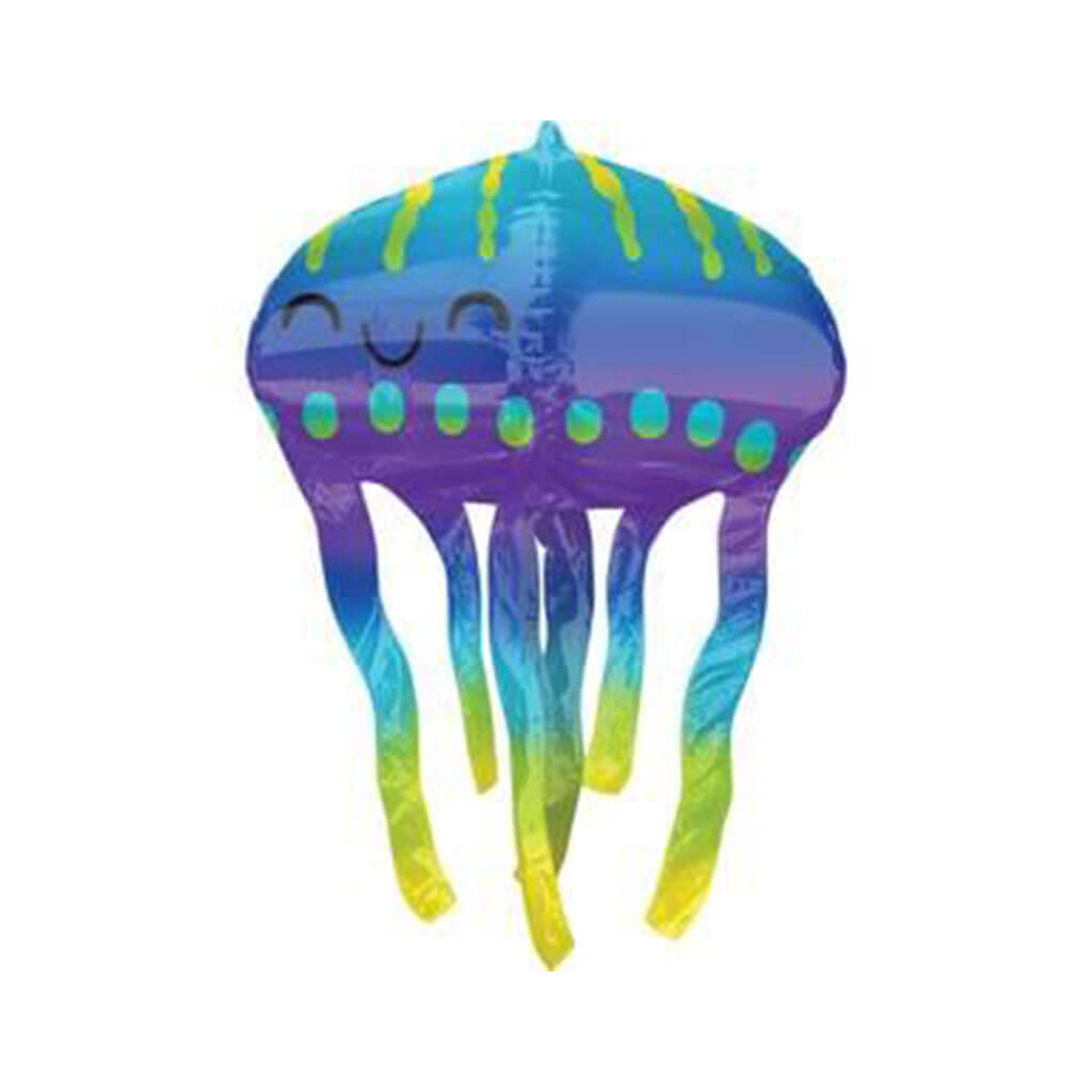 Jellyfish Ultra Shape Foil Balloon, 31in