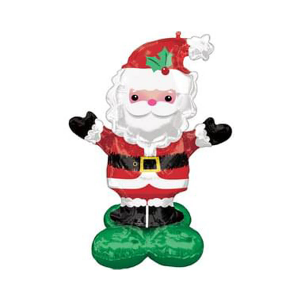 Christmas Santa Shape Foil Balloon, 53in