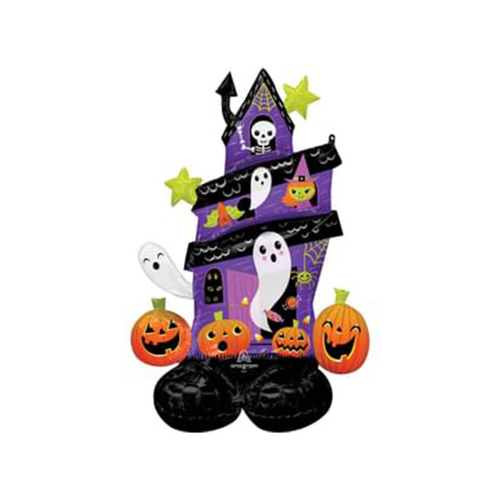 Halloween Haunted House Airloonz Large Foil Balloon, 50in