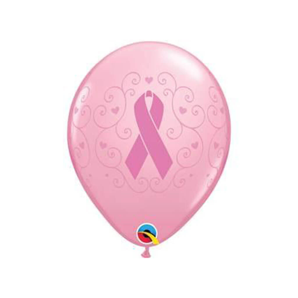 Breast Cancer Awareness Latex Balloon, 11in