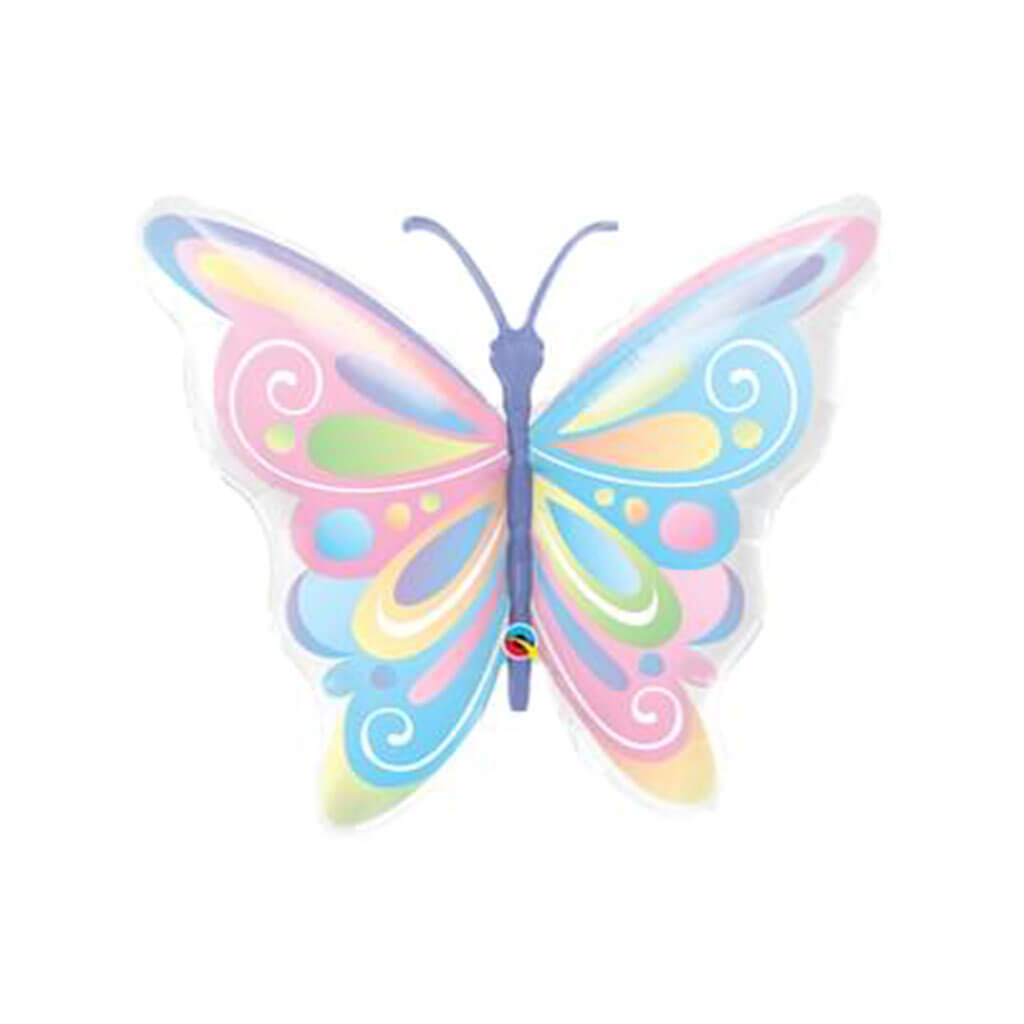 Beautiful Butterfly Shape Foil Balloon, 40in