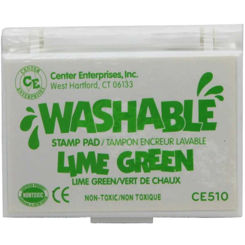WASHABLE STAMP PAD LIME GREEN 