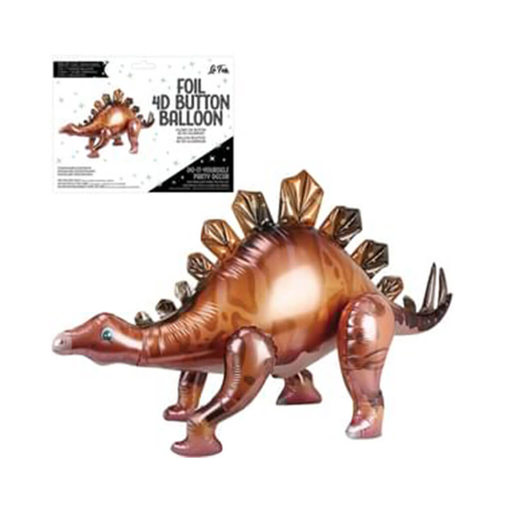 Stegosaurus Dinosaur 4D Button Air Inflate