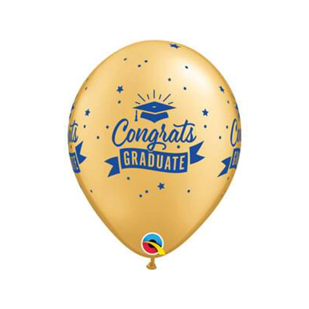 Congrats Graduate Banner Latex Balloon, 11in